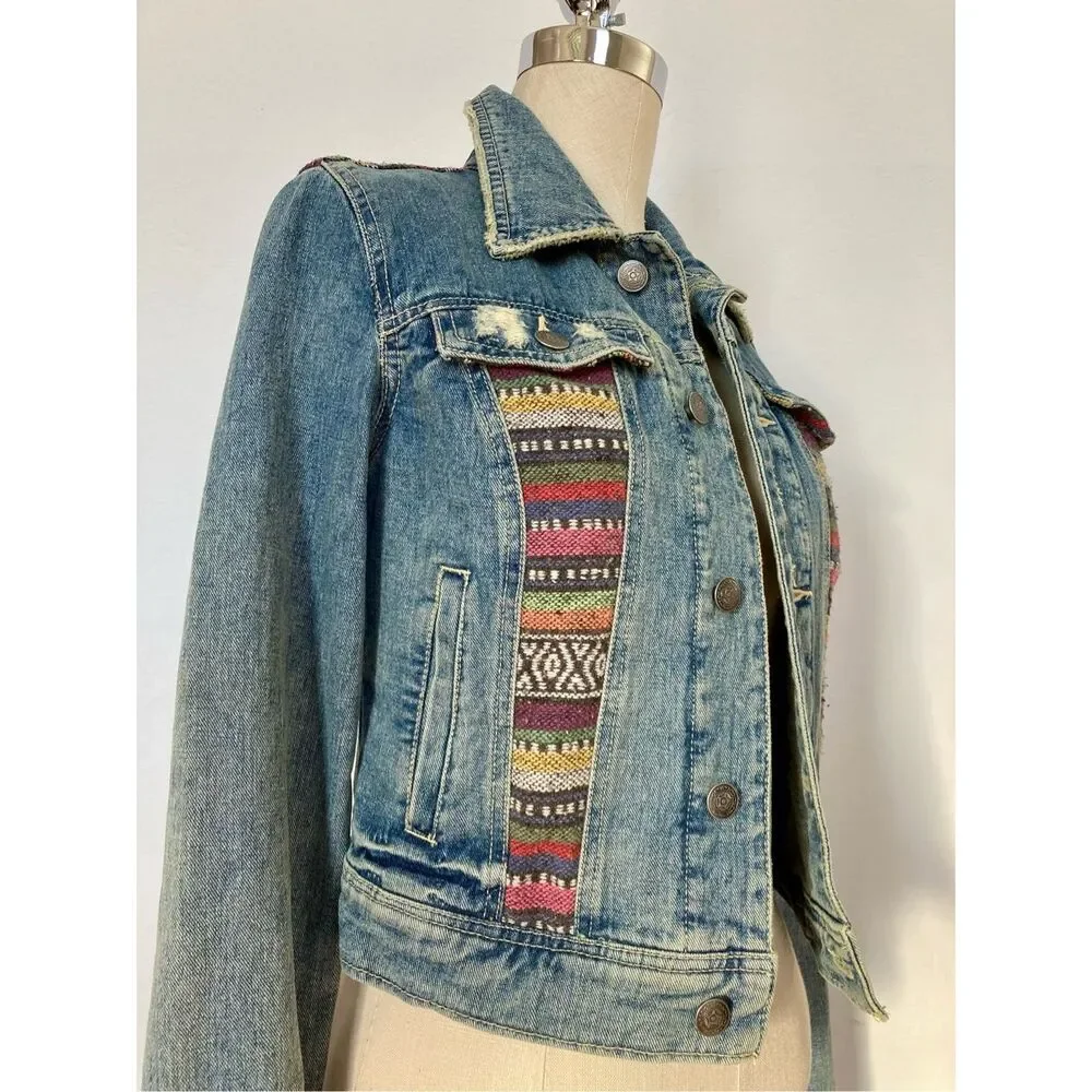 NEW Free People Women’s 0 Baja Denim Jacket - Picture 11 of 16